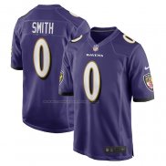 Camiseta NFL Game Baltimore Ravens Roquan Smith Violeta (2)